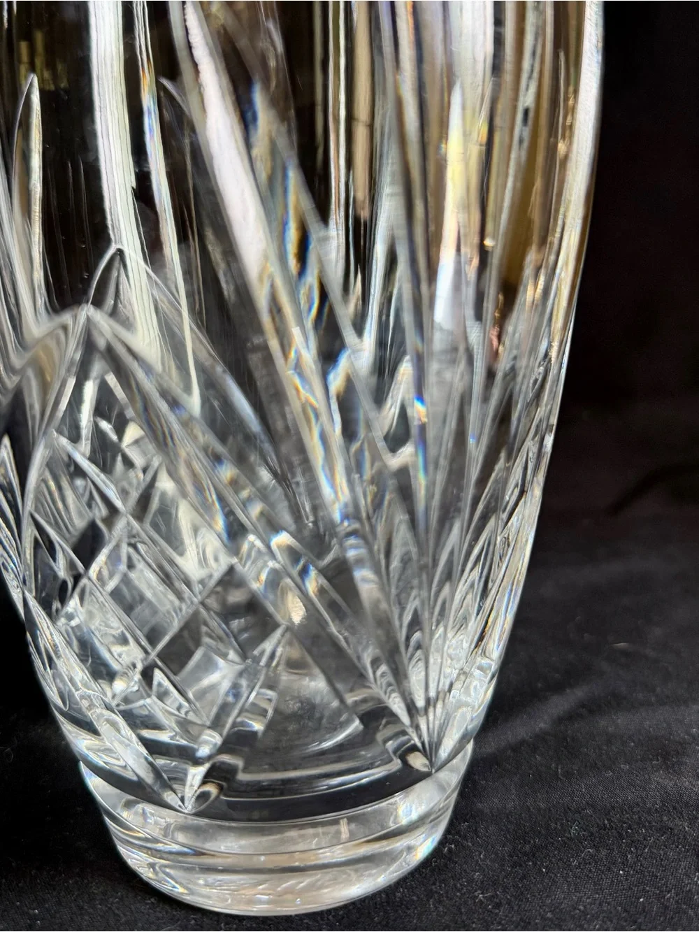 Vintage Violetta Hand Cut 24% Lead Crystal Vase – Made in Poland